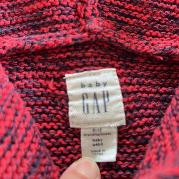 Baby Gap sweater cardigan dog hooded - Picture 6 of 7